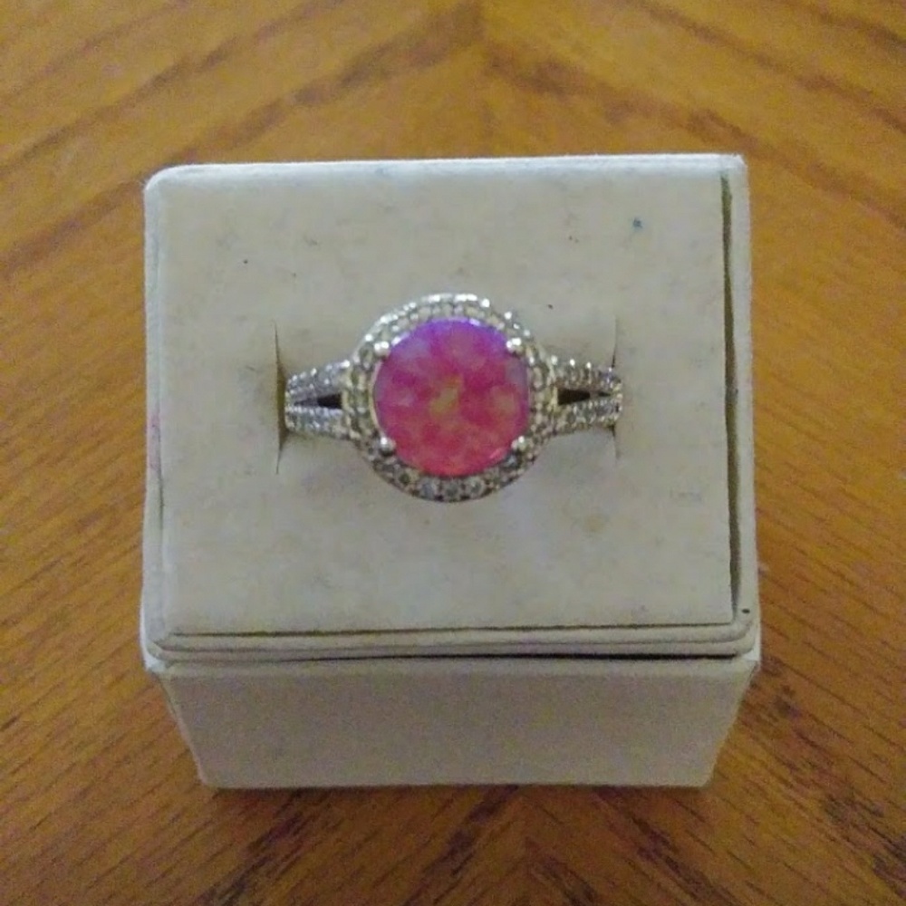 New pink fire opal